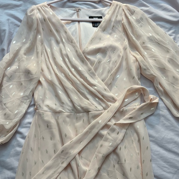 DKNY Chiffon Wrap Dress - Picture 2 of 5
